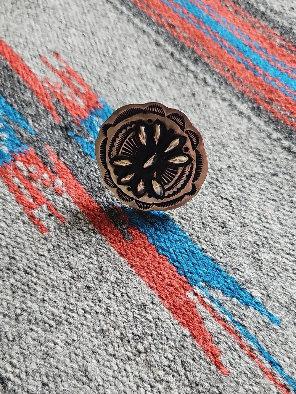 Leander Tahe Sterling Silver Ring